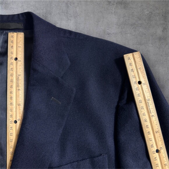 CORBIN 100% Cashmere Mens Navy Blazer 42R Sport Coat 2-Button Jacket Suits - Picture 8 of 13